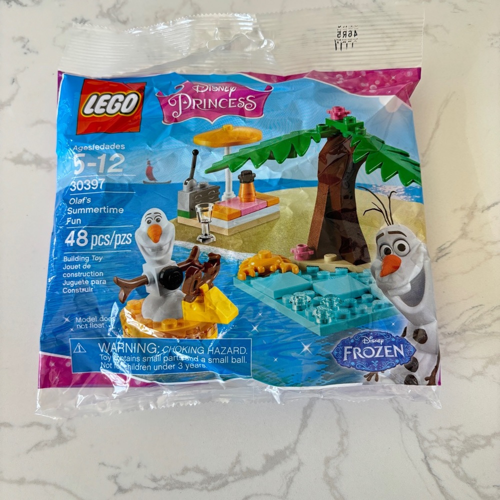 LEGO, Disney Princess, Frozen Olaf's Summertime Fun (30397) Bagged, NIB